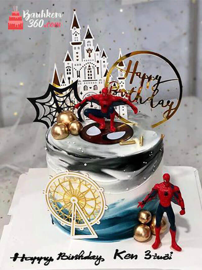 20+ mẫu bánh sinh nhật người nhện dễ thương, cực ngầu