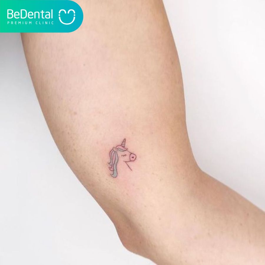 50 mini unicorn tattoo design ideas for men and women
