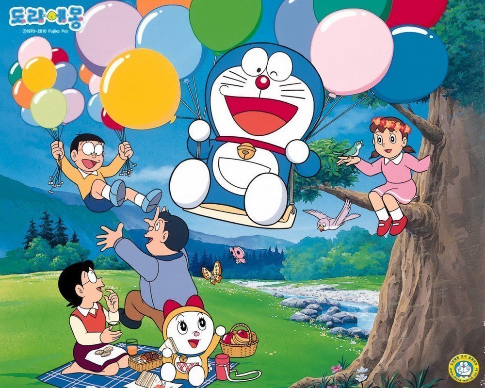 Hình nền Doraemon đẹp cho máy tính và điện thoại - Quantrimang.com |  Doraemon, Nhật ký nghệ thuật, Khủng long